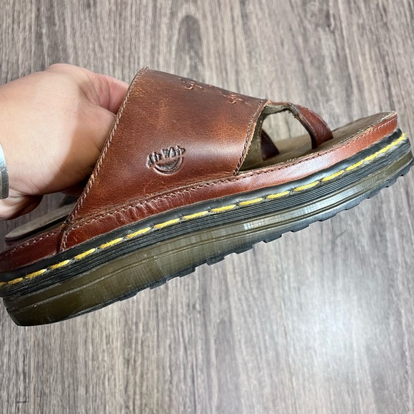 Dr. Martens | Vintage Y2K Thong Low Platform Sandals with Perforated Leather Sz7 - Picture 9 of 16